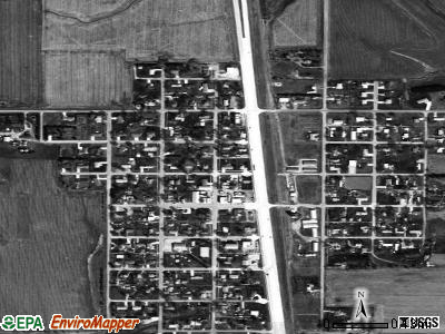 Cortland satellite photo by USGS