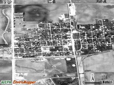 Lostant satellite photo by USGS