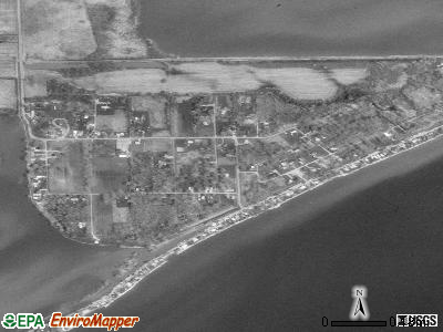 Estral Beach satellite photo by USGS