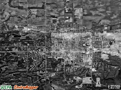 Charleston satellite photo by USGS