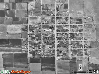 Kanosh satellite photo by USGS