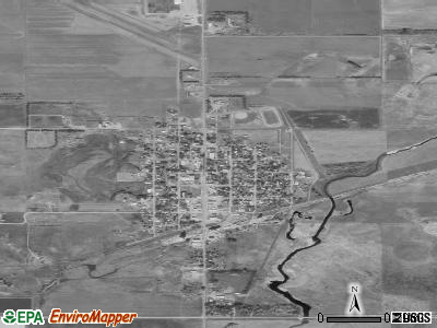 Herreid satellite photo by USGS