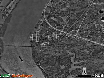 Parryville satellite photo by USGS