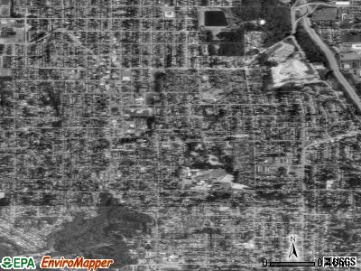 White Center satellite photo by USGS