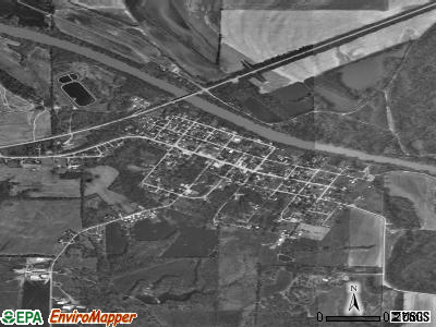 New Haven satellite photo by USGS