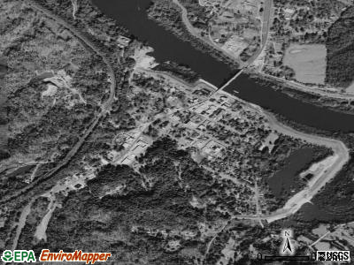 Columbia satellite photo by USGS