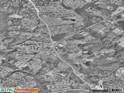 White Oak satellite photo by USGS