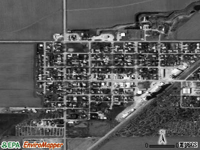 Plymouth satellite photo by USGS