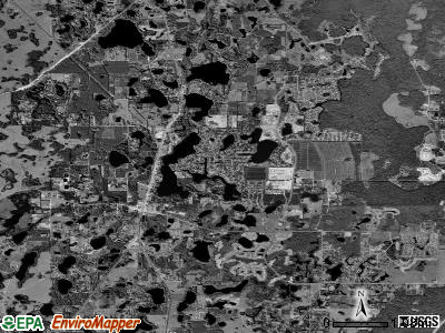 Land O' Lakes satellite photo by USGS