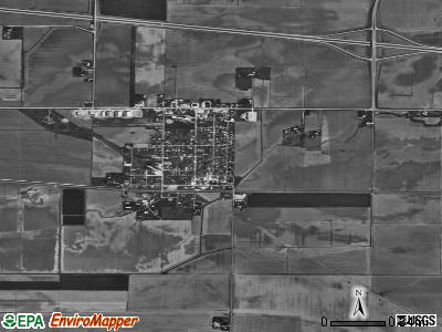 Hull satellite photo by USGS