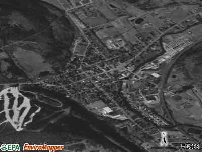Ellicottville satellite photo by USGS