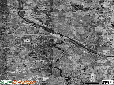 Forest Hills satellite photo by USGS