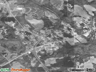 Hayden satellite photo by USGS