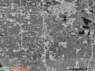 De Land satellite photo by USGS