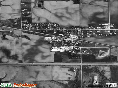 Congerville satellite photo by USGS