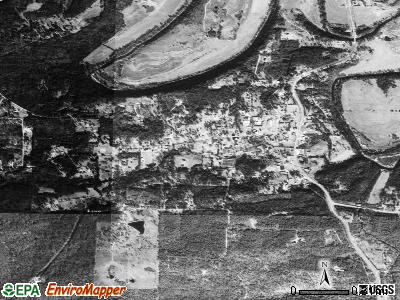 Evening Shade satellite photo by USGS