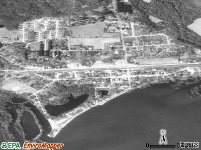 Bay City satellite photo by USGS