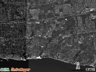 East Patchogue satellite photo by USGS