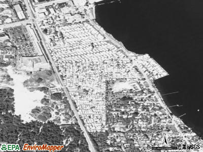 Ocean Breeze Park satellite photo by USGS