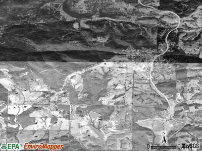 Cushman satellite photo by USGS
