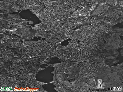 Winchester satellite photo by USGS