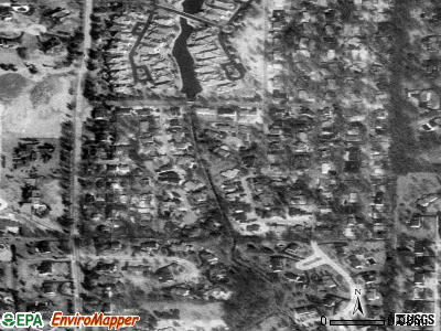 Crystal Lake Park satellite photo by USGS