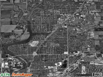 Machesney Park satellite photo by USGS