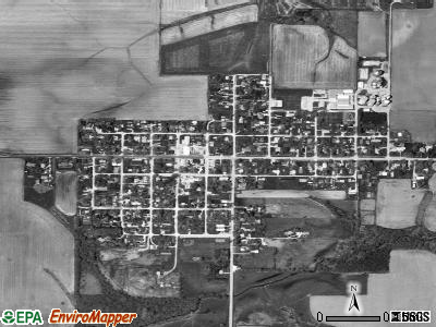 Mechanicsburg satellite photo by USGS