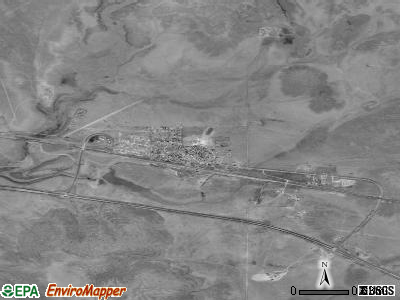Seligman satellite photo by USGS