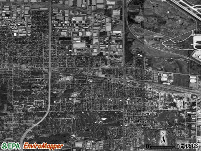 Bensenville satellite photo by USGS