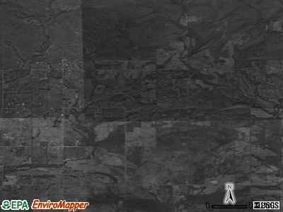 Akins satellite photo by USGS