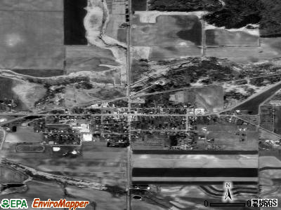 Alma Center satellite photo by USGS