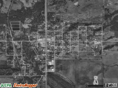Wapanucka satellite photo by USGS