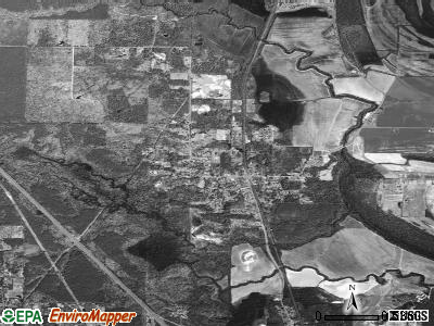 Woodson satellite photo by USGS