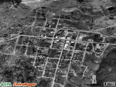 Victor satellite photo by USGS