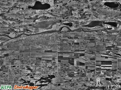 Shakopee satellite photo by USGS