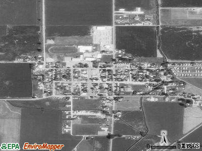 Corvallis satellite photo by USGS