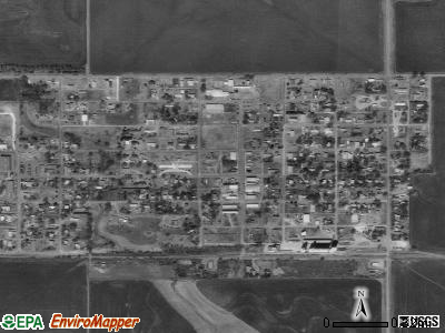 Grand Encampment satellite photo by USGS