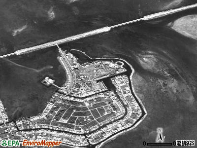 Duck Key satellite photo by USGS