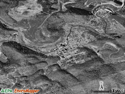 Pocahontas satellite photo by USGS