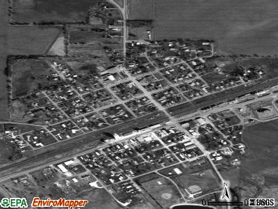 Silver Creek satellite photo by USGS