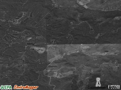 Evening Shade satellite photo by USGS