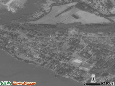 Washington Park satellite photo by USGS