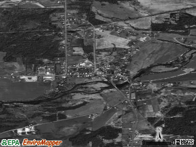 Mooers satellite photo by USGS