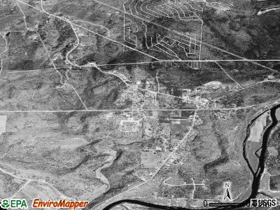 Salesville satellite photo by USGS