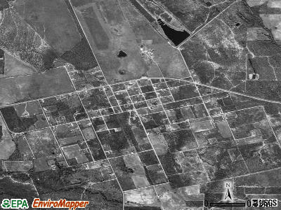 Christine satellite photo by USGS