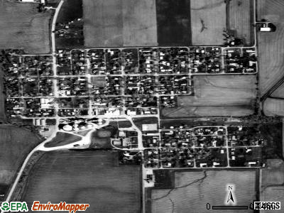 Varna satellite photo by USGS