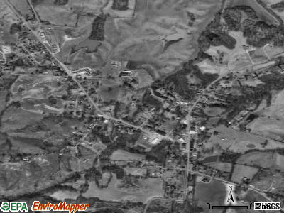 Hornbeak satellite photo by USGS