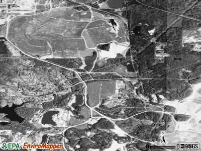 Bauxite satellite photo by USGS