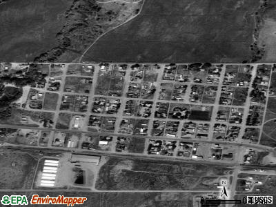 Fort Garland satellite photo by USGS